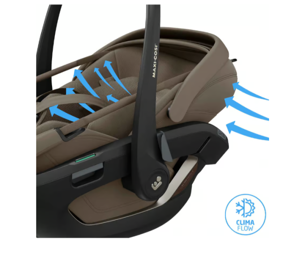 Maxi-Cosi Coral Slide Pro Oak Truffle mit Sonnenverdeck